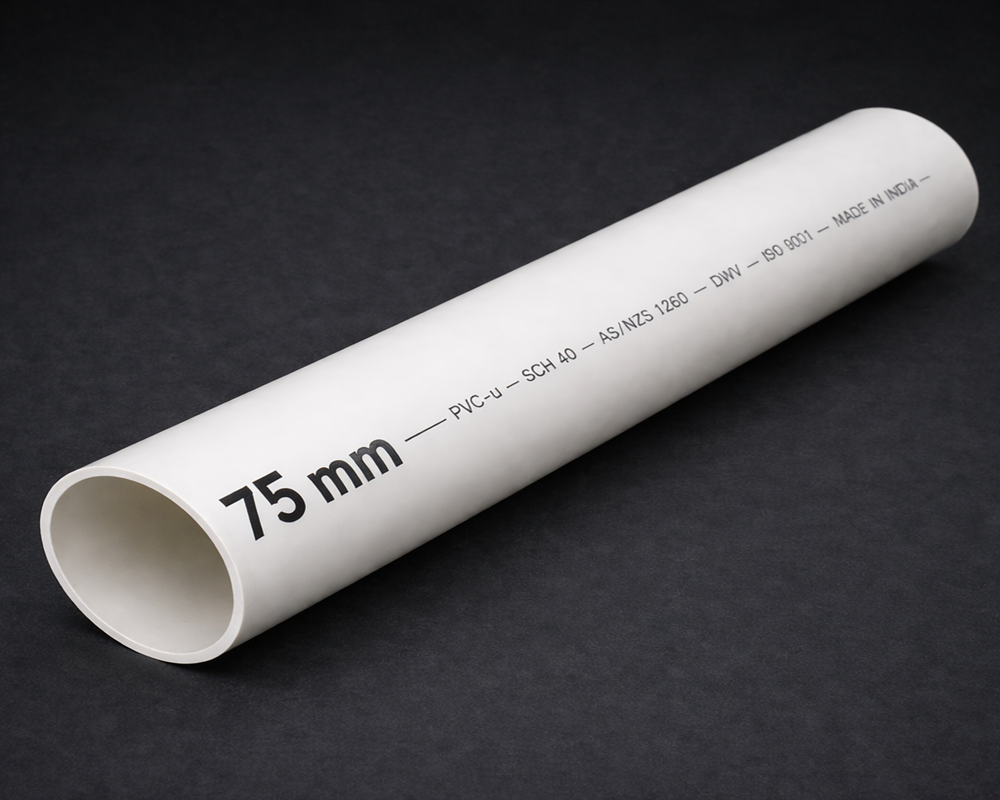 75 mm (3") PVC PIPE
